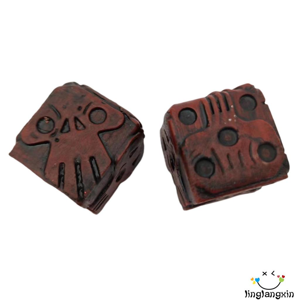 Llx-red Skeleton Dice Creative Novelty Untuk Board Game Untuk Club Pub Party