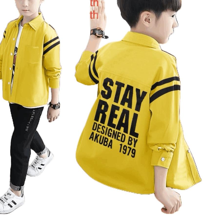 ✿ DVC/ hem kids AKUBA/ kemeja anak laki laki/ atasan anak ❋