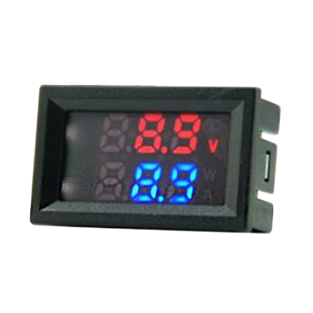 POPULAR Populer Digital DC Single Voltmeter LCD Profesional Dengan NTC 10K 3950sensor Suhu Probe Detector