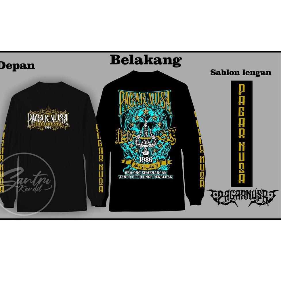 READY KAOS PAGAR NUSA / KAOS PAGAR NUSA KUALITAS DISTRO BAHAN COMBED 30s SUPER PREMIUM / KAOS PAGAR 