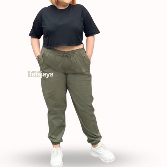 ◙ Celana Jogger Katun Jumbo XXL fit To XXXL . Jogger Pants Jumbo . Joger Jumbo ❋