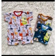 velvet jumper baju pendek romper terusan kodokan bayi