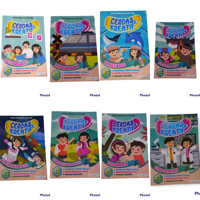 

Paket Buku Anak Cerdas Dan Kreatif Tk Usia 5-6 Tahun Isi 8 Pcs