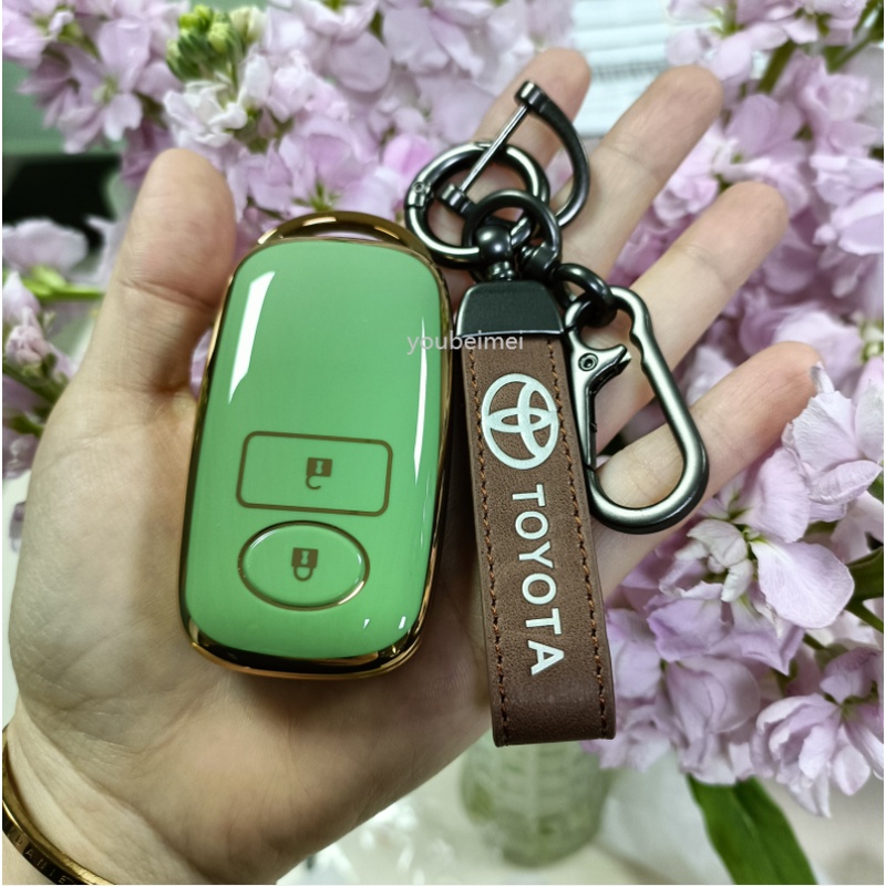 【 Ready stock 】 For Toyota Raize 2022 New Veloz 2022 Plating TPU Case Cover Key Holder Car Key Accessories Keychian