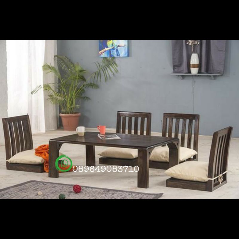 kursi tamu lesehan model jepang