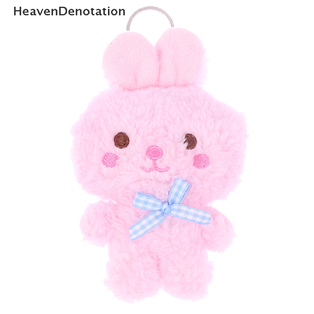 [HeavenDenotation] Kartun Hewan Beruang Kecil Kelinci Kodok Ayam Boneka Mainan Mewah Gantungan Kunci Mewah HDV