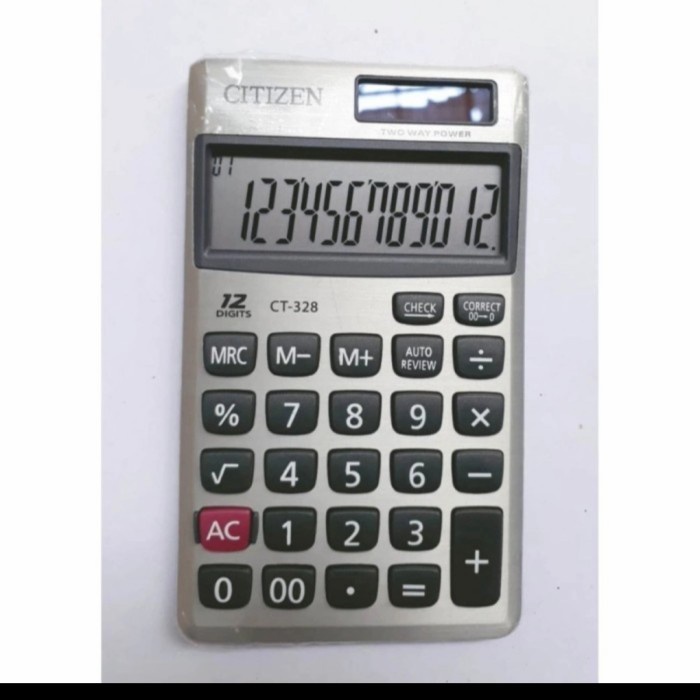 

Terlaris ✨ -Kalkulator mini citizen 328 - Kalkulator Saku 12 Digit- 2.2.23