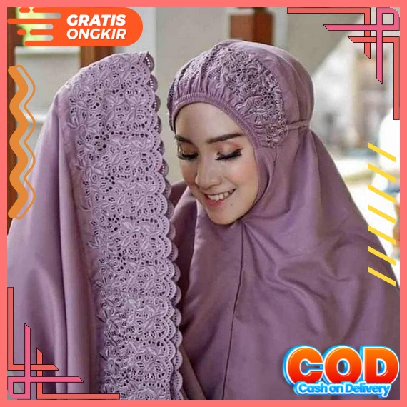 Mukena Dewasa Sutra Brokat Mewah Mukena Bordir Mewah Mukenah Dewasa Jumbo Terbaru 2023 Mungkena Wani