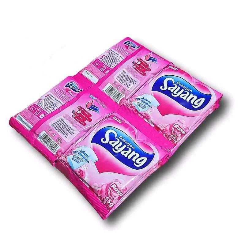 sayang deterjen powder sachet detergen rose