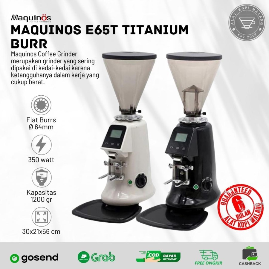 Grinder Kopi Espresso Maquinos E65T