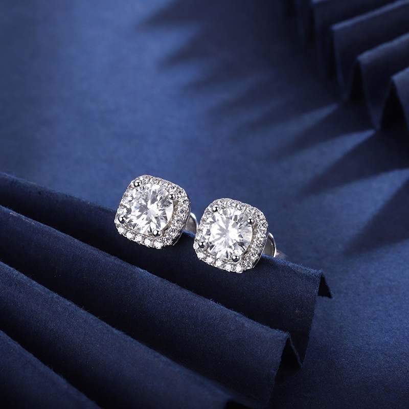 Hands Jewelry Anting Korean Style Berlian Eropa Asli Perhiasan Berlian Original Anting Pejantan Berl