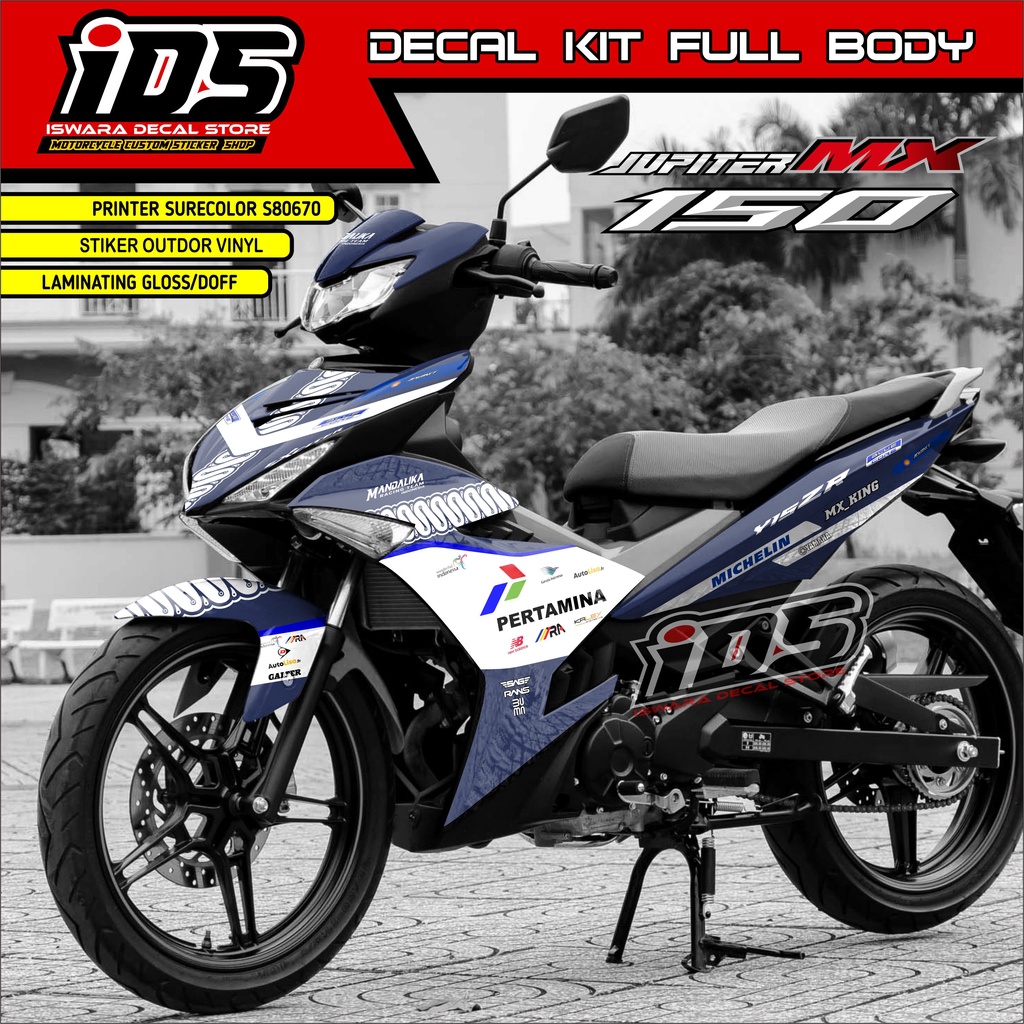 Decal Mx King 150 New Full Body Stiker Mx King New Full Body Dekal Mx King 150 Mandalika Custom