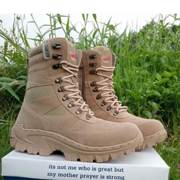 Hot Sale sepatu  pdl tactical 511 cream pol pp kerjalapangan  anti selif