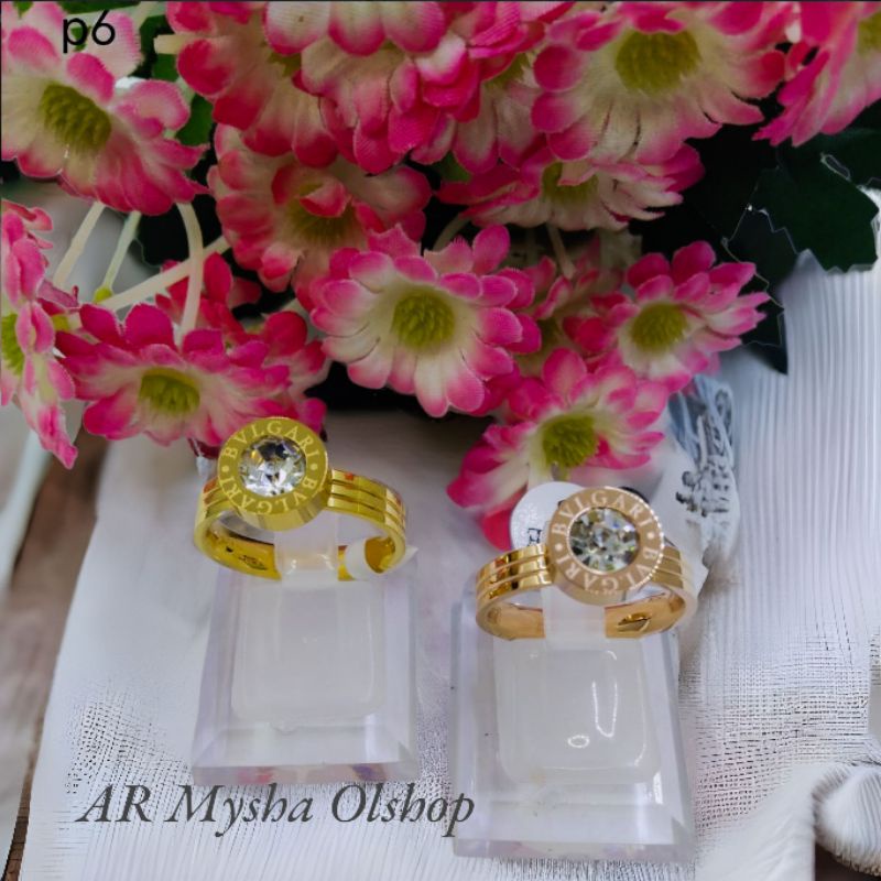 Cincin Titanium Wanita - Cincin Titanium  - Cincin Emas Model Berlian