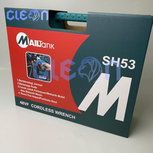 Impact Wrench Brushless 48V Mailtank SH-53 Bor Pembuka Pengencang Baut