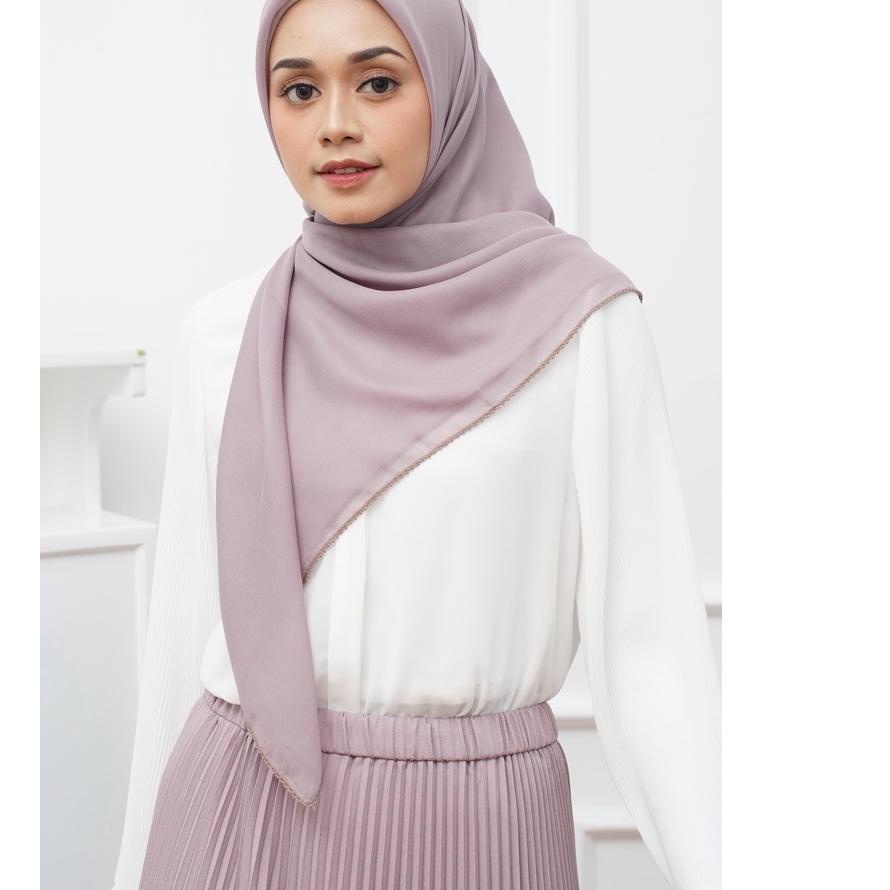 ➮ Aleza - Hijab Kerudung Segi Empat Paris Scarves ☊