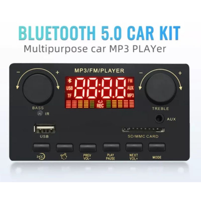 Modul Bluetooth 5.0 Amplifier 2*40W+80W DC 8V 23V Radio FM MP3