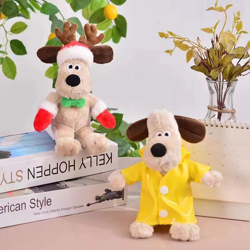 Wallace Gromit Anjing Mewah Gantungan Kunci Ransel Dompet Pesona Gadis Hadiah Ornamen