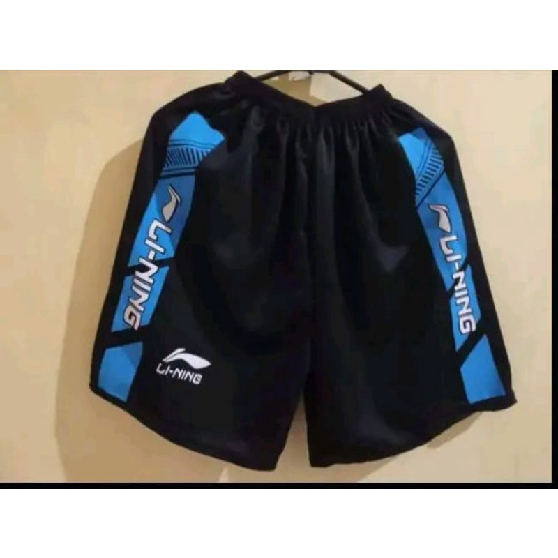 50rb DAPAT 5 CELANA LI-NING PENDEK SPORT OLAHRAGA KOLOR PRIA DAN WANITA DEWASA MURAH