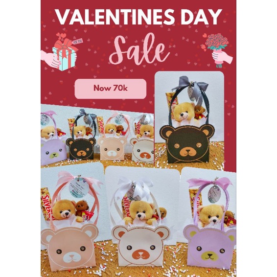 

GIFT VALENTINE/GIFT BOX/BUCKET/HAMPERS/SOUVENIR/KADO VALENTINE/SILVERQUEEN/BONEKA/SNACK BOX/HADIAH WISUDA/WISUDA/ULANG TAHUN/