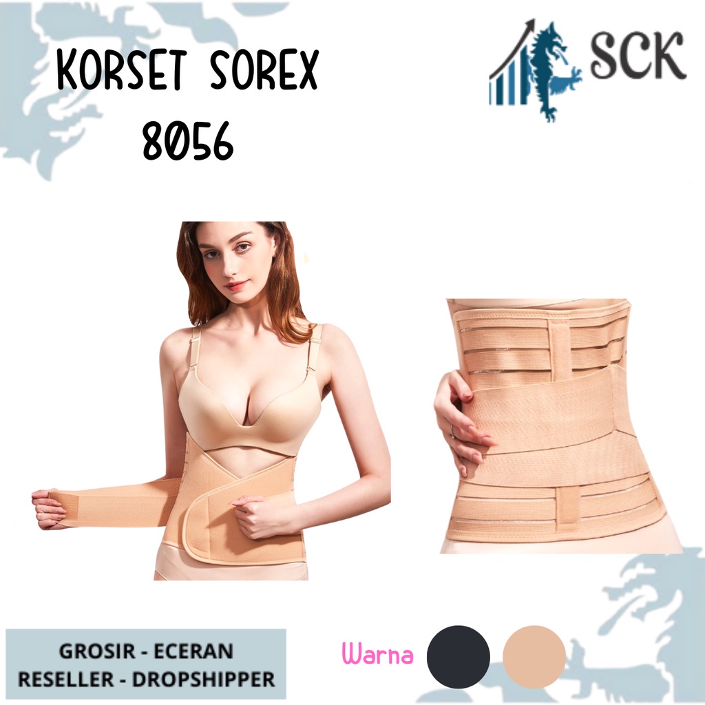 Korset SOREX 8056 Korset Pelangsing / Pengecil Perut Setelah Melahirkan Wanita - sckmenwear GROSIR