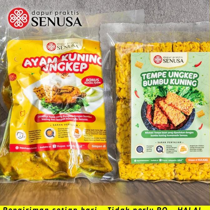 

PAKET AYAM UNGKEP KUNING (5 pcs) + TEMPE UNGKEP KUNING GORENG (10 Pcs) TERLARIS