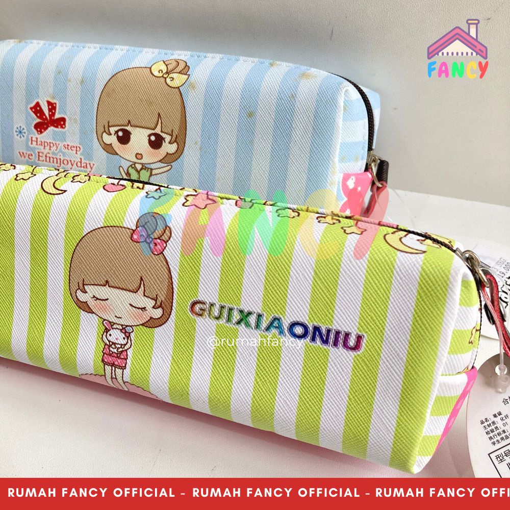 

Tempat Pensil Kotak Pensil XUANTO 9903 Motif Girl Persegi Panjang Kecil Lucu