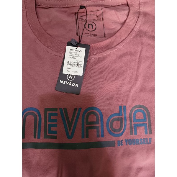 Kaos Nevada Jumbo BigSize Original Brand Matahari | kaos Premium | Kaos Nevada Pria wanita