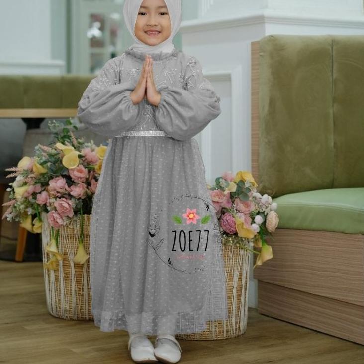 Harga Khusus Zoe.butiq zoe77 kinan kid - Gamis anak perempuan tanggung lebaran 2022 model gamis terb