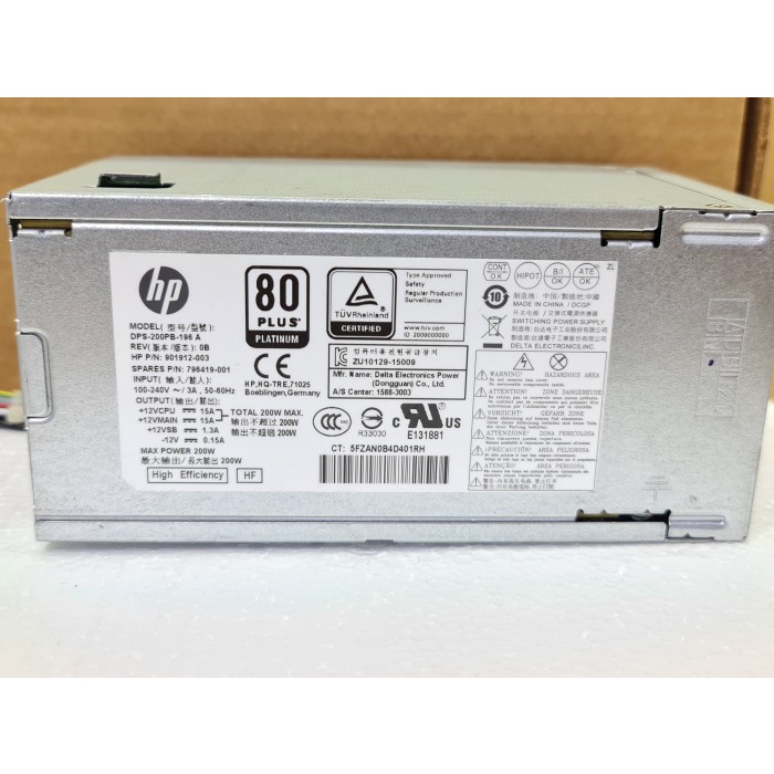 NEW HP 901912-003 6-Pin 200W PSU DPS-200PB-196 A EliteDesk 800 G2 SFF  S_N_COMP