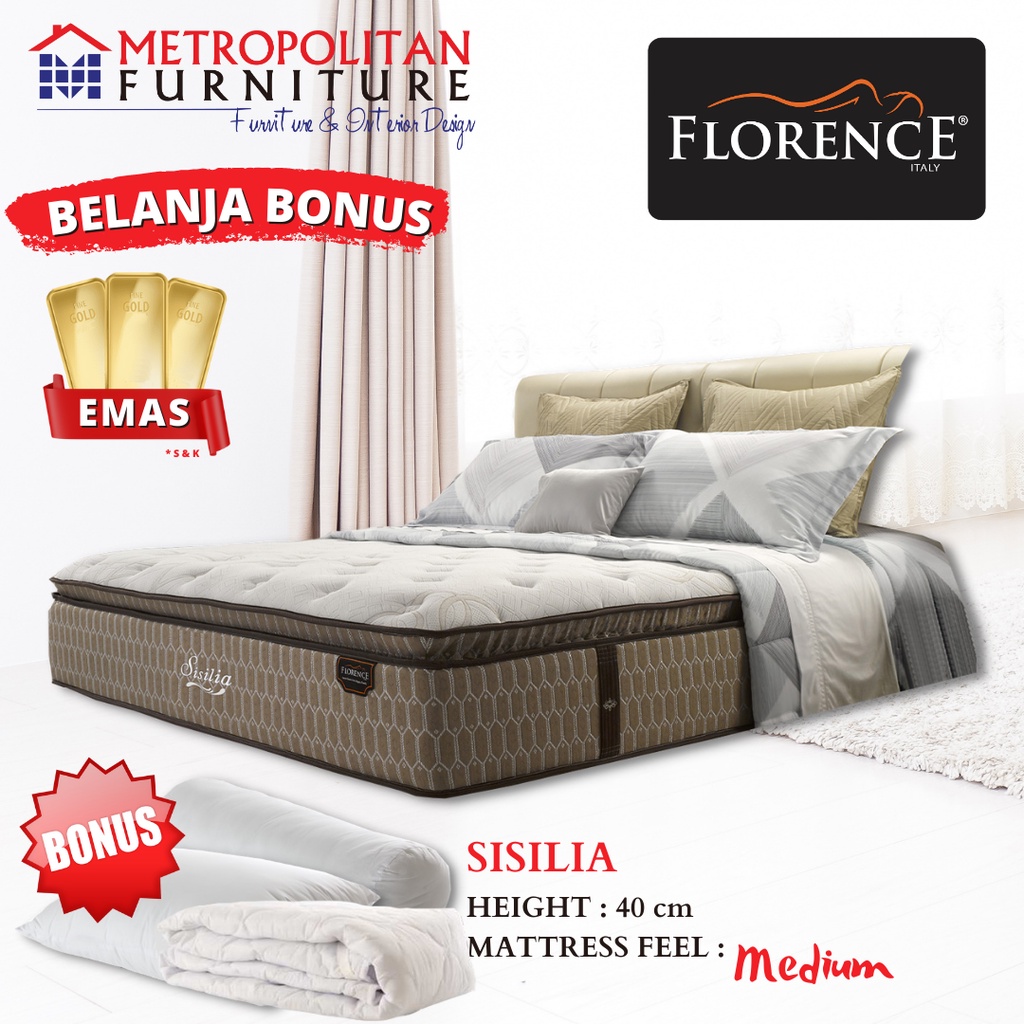 Kasur Springbed Florence Sisilia Spring bed matras