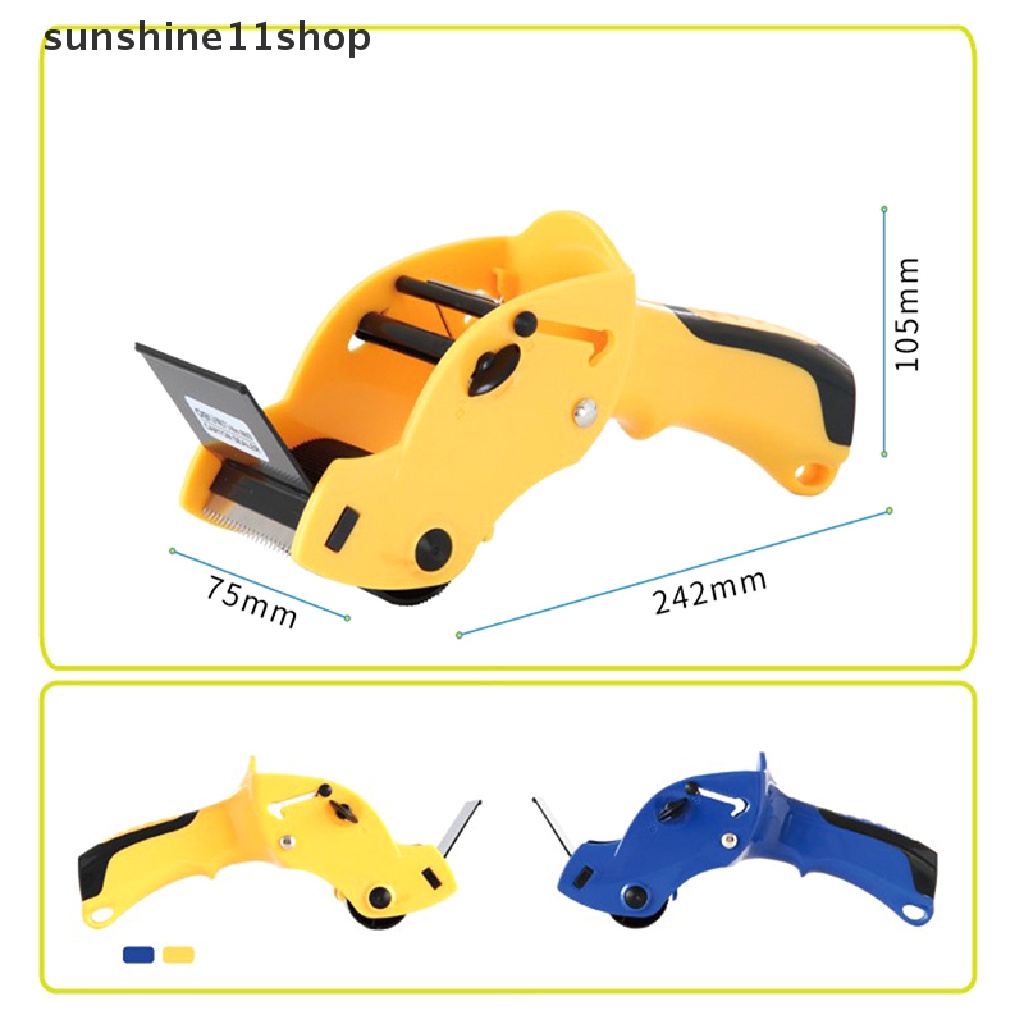 Sho 1pc Tape Sealing Packer Tape Dispenser Mampu Lebar 6cm Sealing Tape Holder Cutter Manual Packing Mesin N