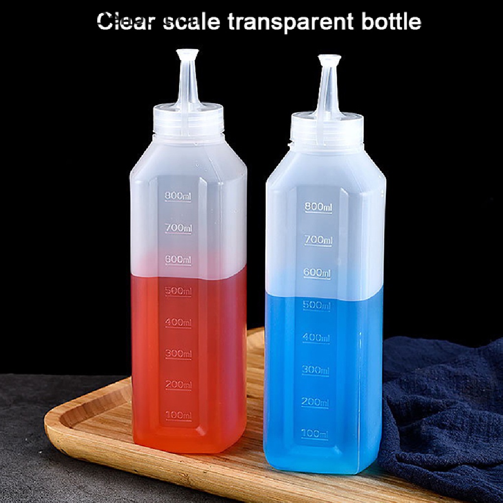 [HeavenDenotation] 800ml / 1000ml Sauce gar Oil Ketchup Gravy Kitchen Accessories Squeeze Bottle HDV