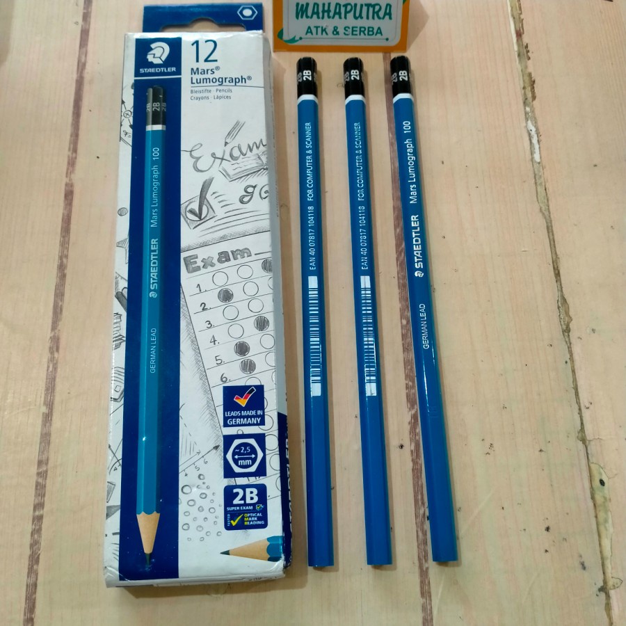 PENSIL 2B STAEDTLER [12 Pcs] GROSIR PENSIL UJIAN 2B ORIGINAL GROSIR