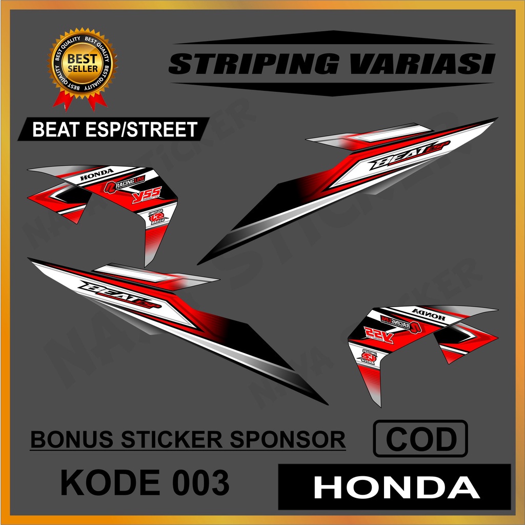 Striping List Variasi Beat Esp/Street - Striping Variasi Beat Esp/Street
