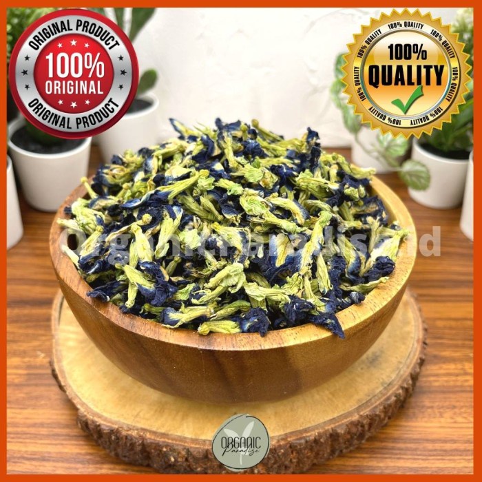 

Bunga Telang Kering Organik 1 Kg / Butterfly Pea Flower Premium