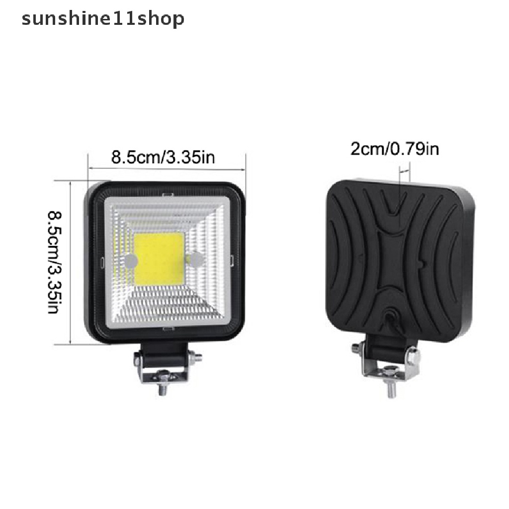 Sho Mini LED Flood Light Bar 12V 24V Lampu Kerja COB Fog Lamp Untuk Off Road 4x4 Truk N