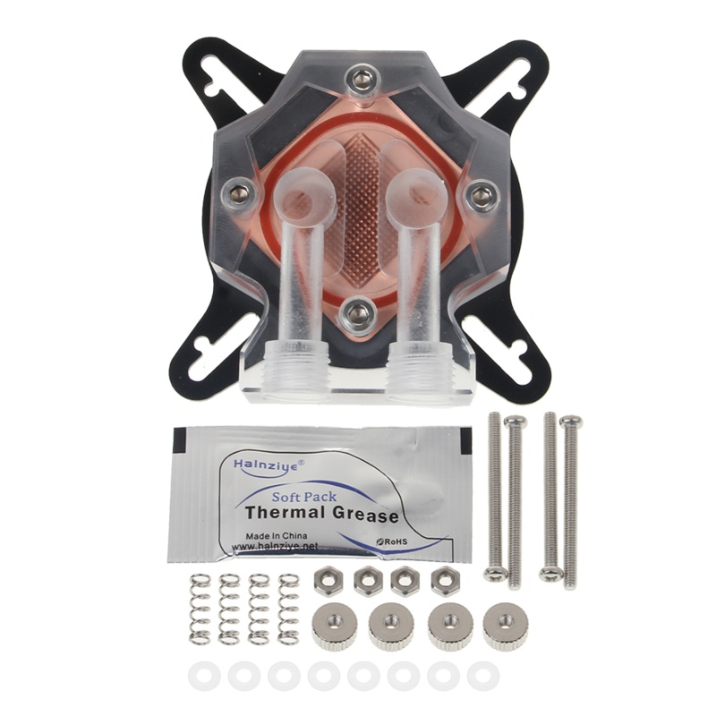 Bt Universal Kartu Grafis Transparan Blok Air Dasar Tembaga GPU PC Water Cooler Waterblock Untuk Untuk Untuk1156 2011