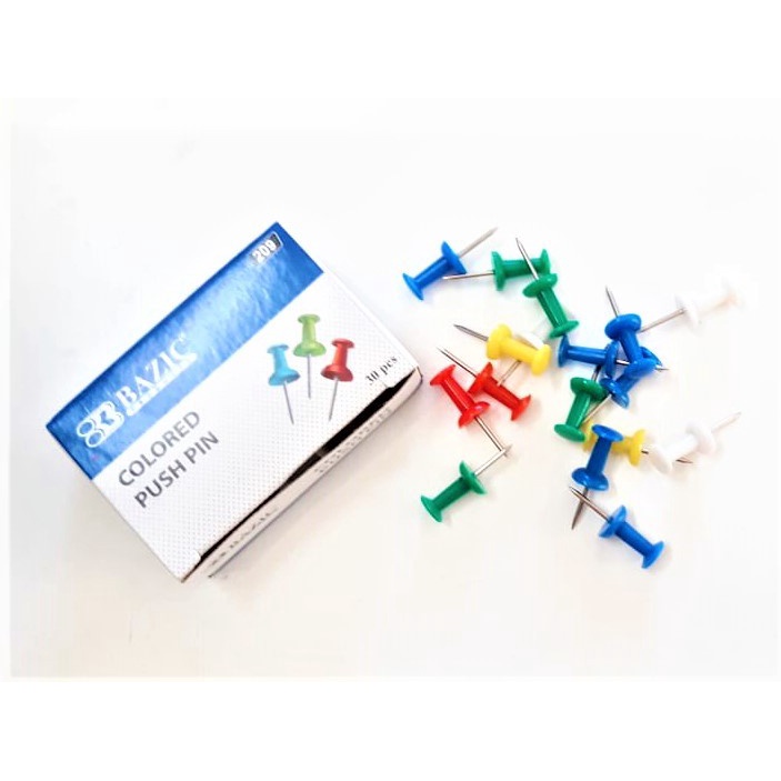 

JARUM PUSH PIN PAKU TEKAN WARNA TRANSPARANT