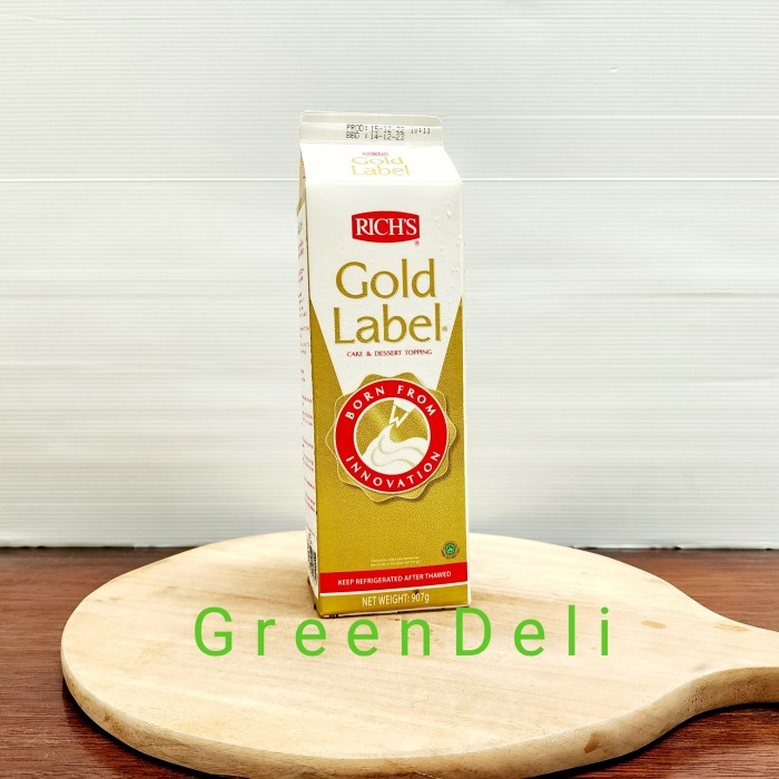 

Richs Gold Label / Emas Whipping Cream 907 Gram GOJEK GRAB