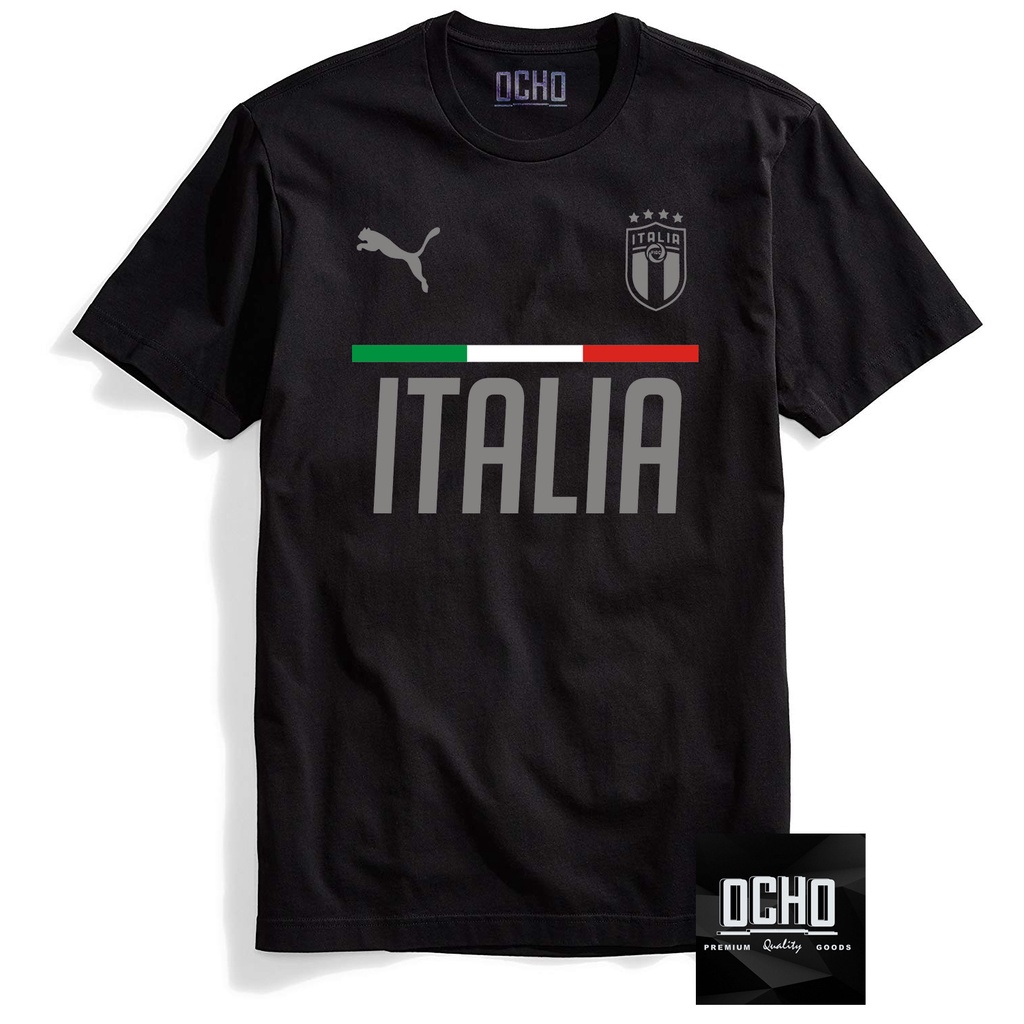 Kaos Timnas Negara Italia Black
