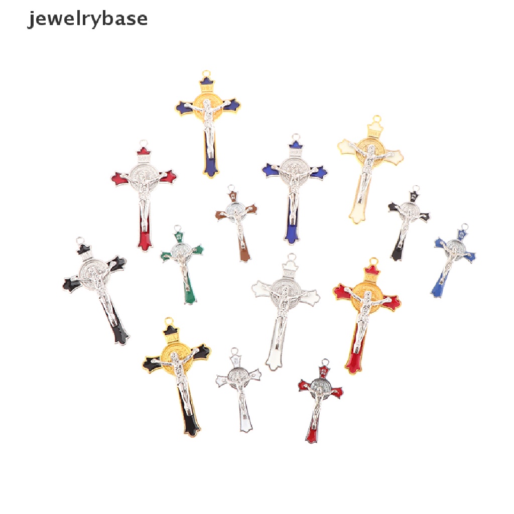 [jewelrybase] Drop Oil Brand New Religi Salib Yesus Perhiasan Kerajinan Liontin Handmade Pendant Butik