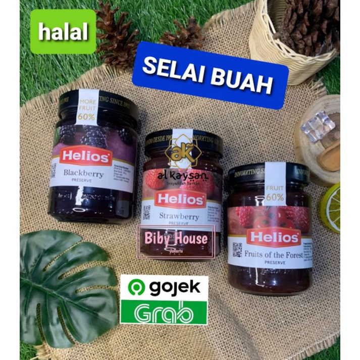 

SELAI BUAH HELIOS PRESERVE 340 GR/ SELAI BUAH ASLI ALAMI HALAL DAN ORIGINAL