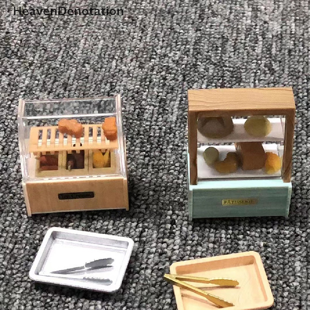 [HeavenDenotation] Rumah Boneka Miniatur Simulasi Mini Pantry Model DIY Aksesoris Scene Decor Mainan HDV