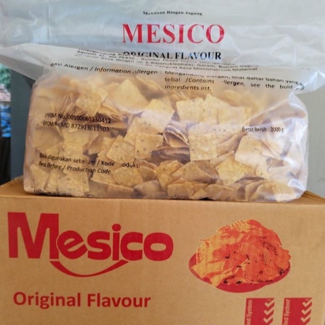 

MESICO Tortilla Chips Tortila KEMASAN 500 GR ORIGINAL