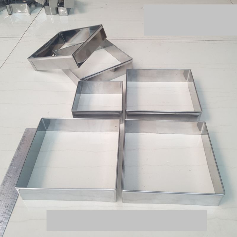 ring kotak stainless /ring cake /ring tart ring/ roti kotak