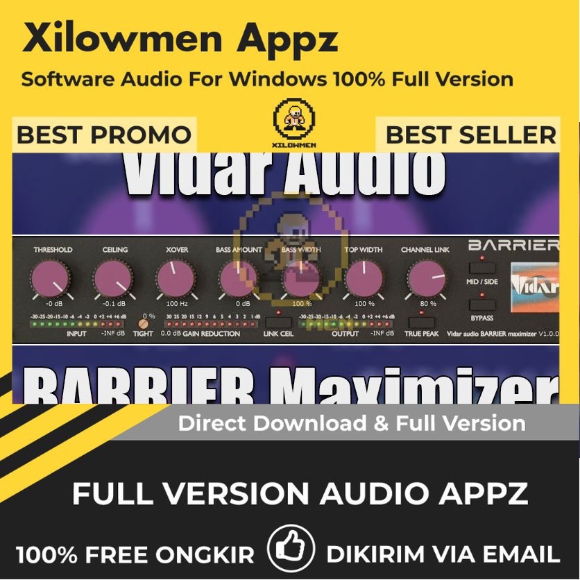 [Full Version] Vidar Audio BARRIER Maximizer Pro Lifetime Audio Software WIN OS