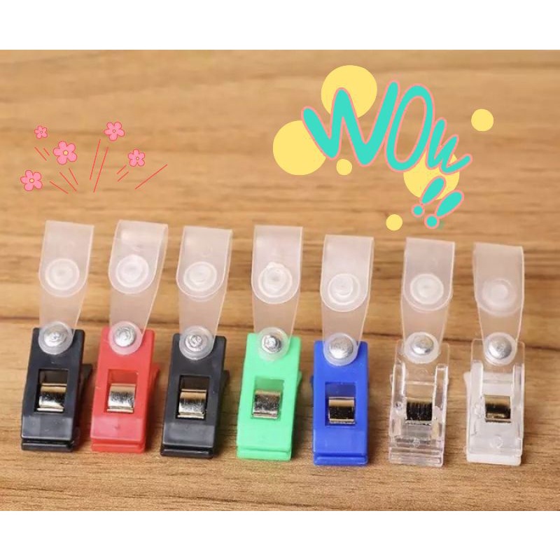 

jepitan id card/jepit Kartu Holder Name Tag/Capit buaya