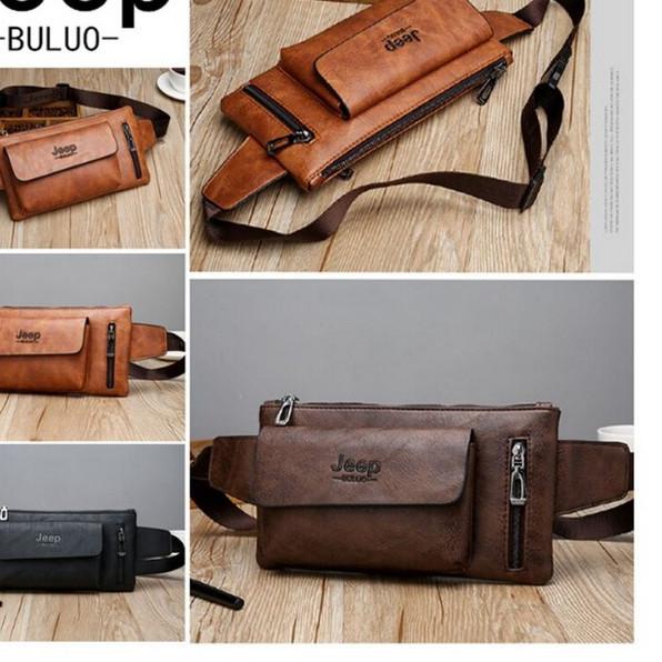 ▼ Ennwen TG08 Tas Pinggang Selempang Pria Original Jeep Buluo Import ➫