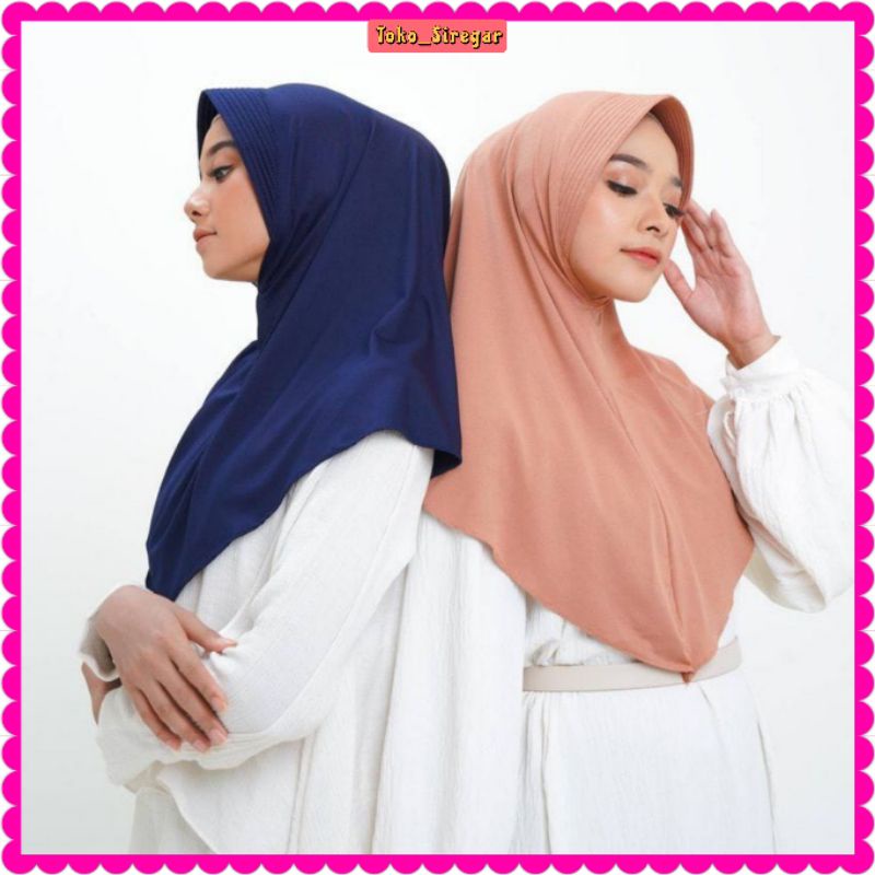 HIJAB INSTANT BERGO HAMIDAH// JILBAB SPORT MENUTUP DADA BANYAK WARNA // HIJAB HAMIDAH SPORT VOLLY PANJANG